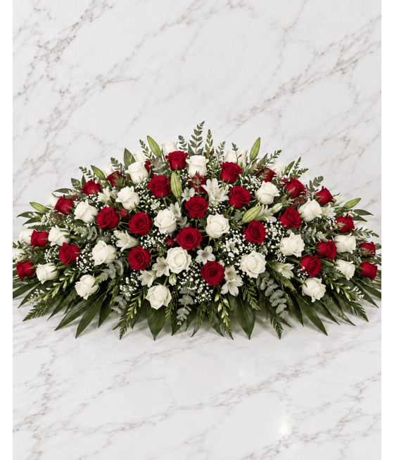 Centro funerario de 75 rosas · dos pastillas