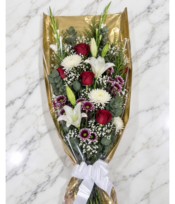 Ramo funerario de flor variada · Básico