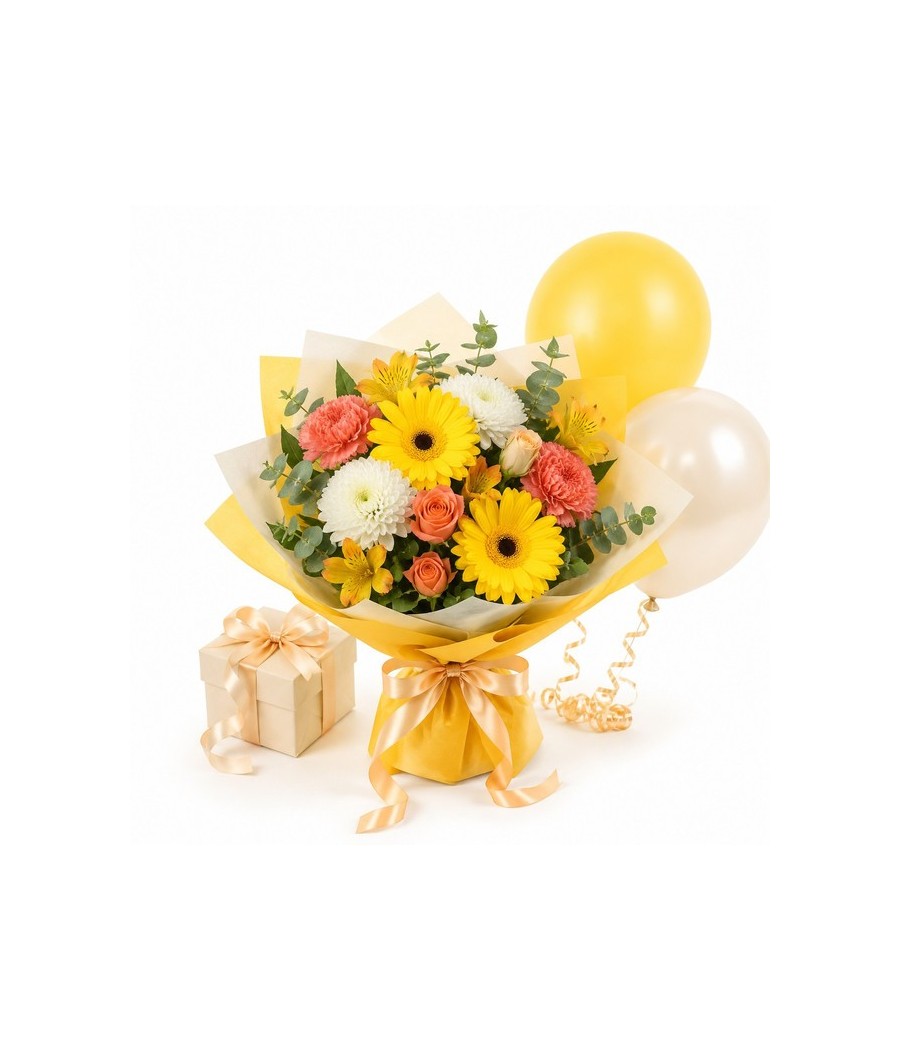  Ramo de flores variadas · Básico