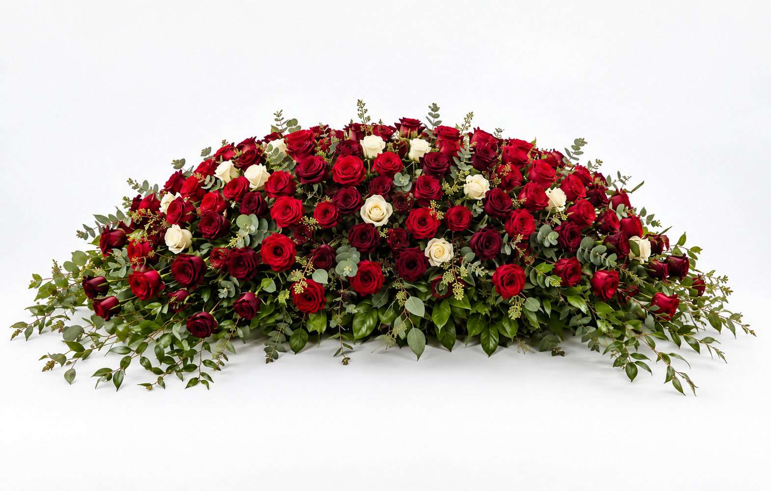 Ramos y centros de rosas